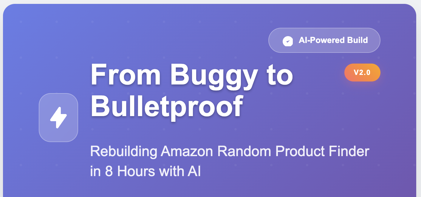 I Scrapped My Codebase and Let AI Build It Better